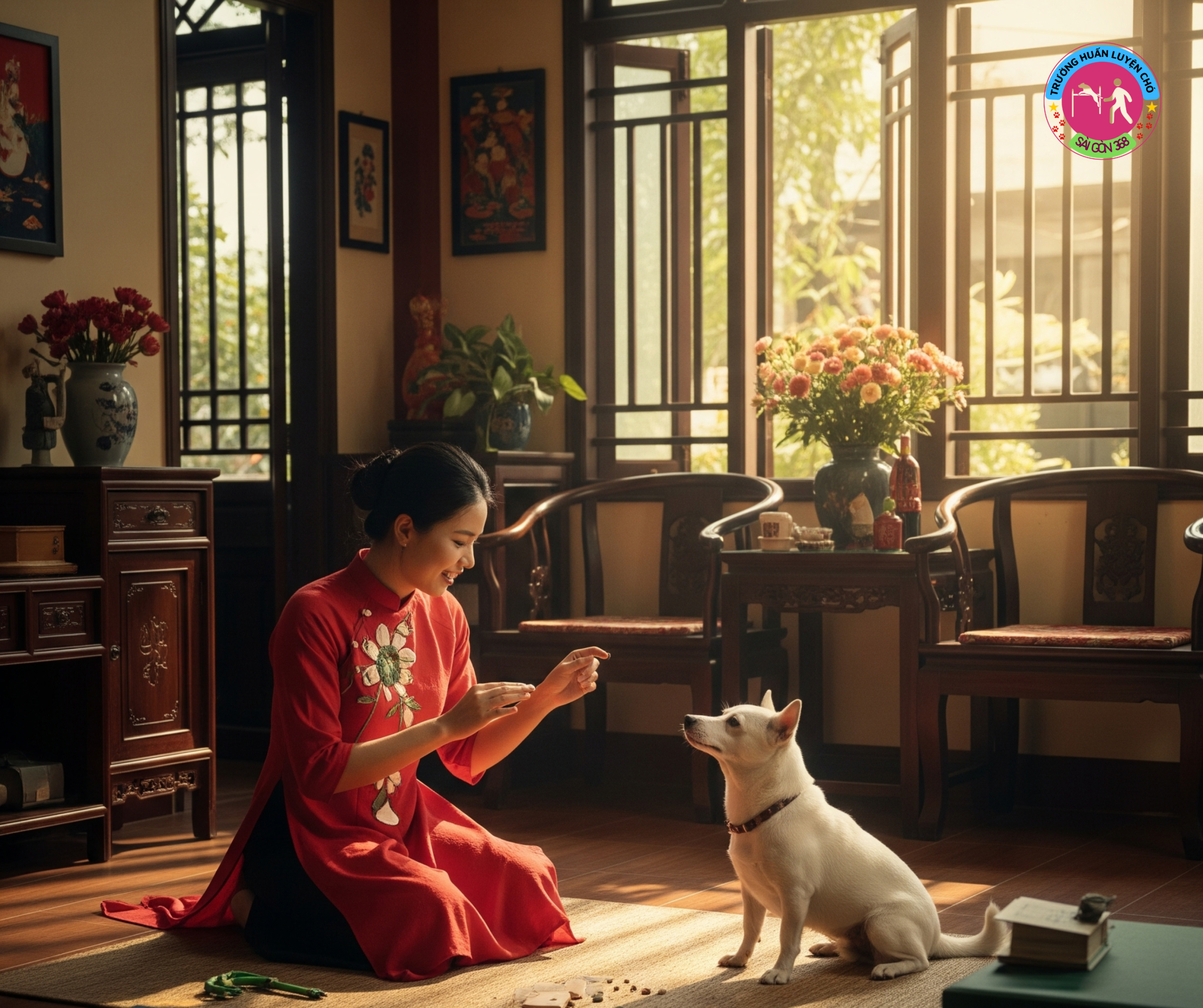 huấn luyện chó cơ bản tại nhà
