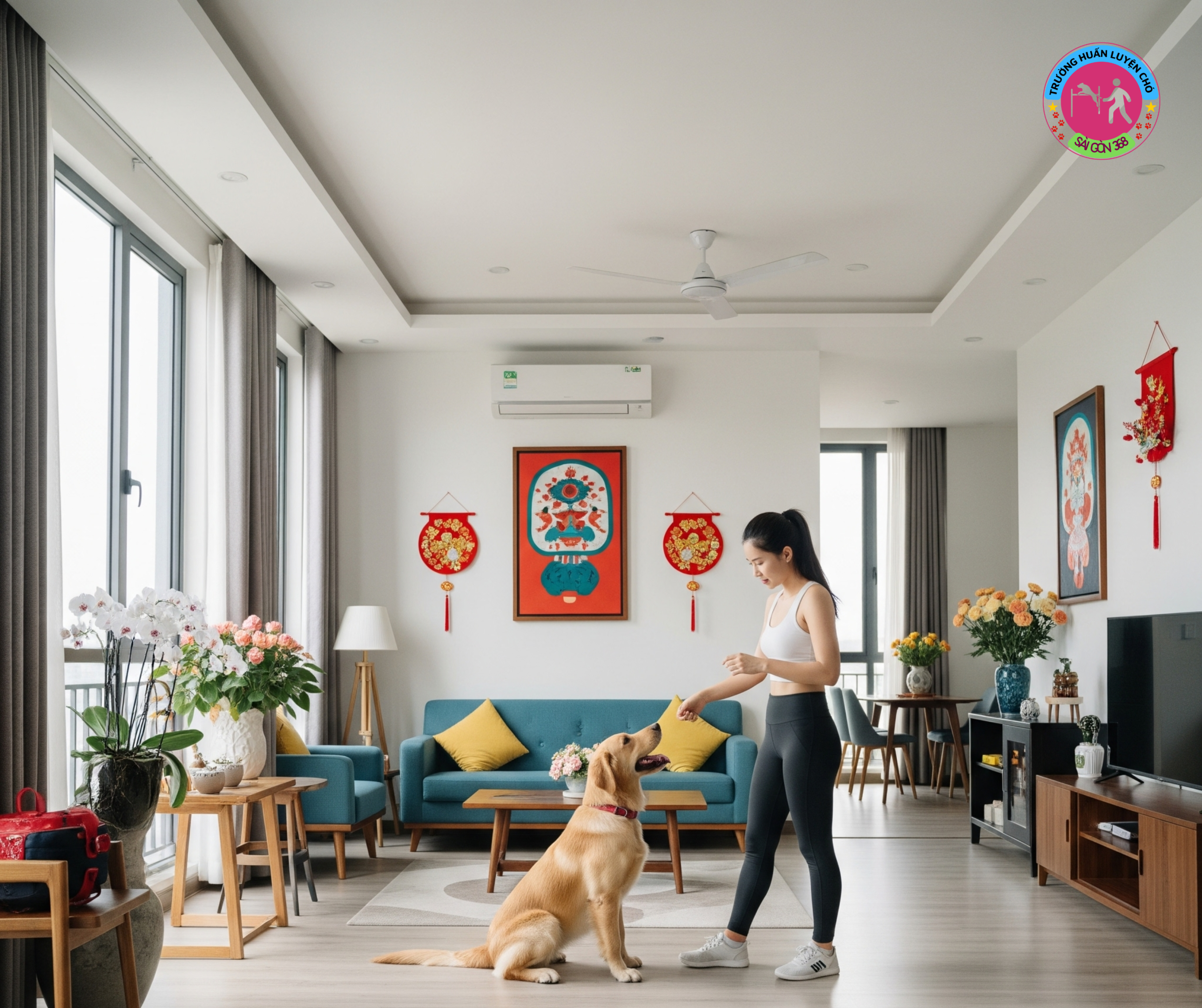 huấn luyện chó cơ bản tại nhà
