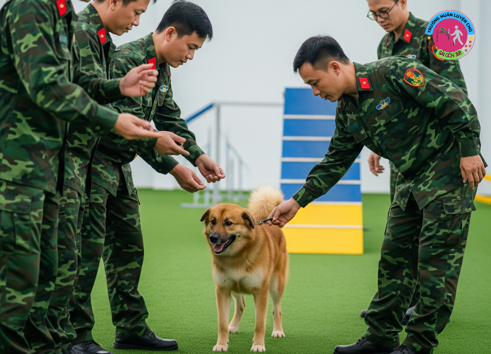 huấn luyện chó ở Sài Gòn